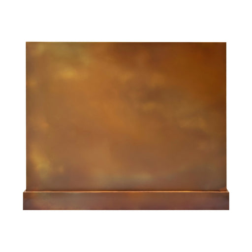 Fired Patina Copper Wall Mount Kitchen Range Hood