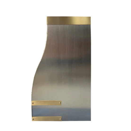 Ogee Stainless Steel Custom Kitchen Hoods for Diana