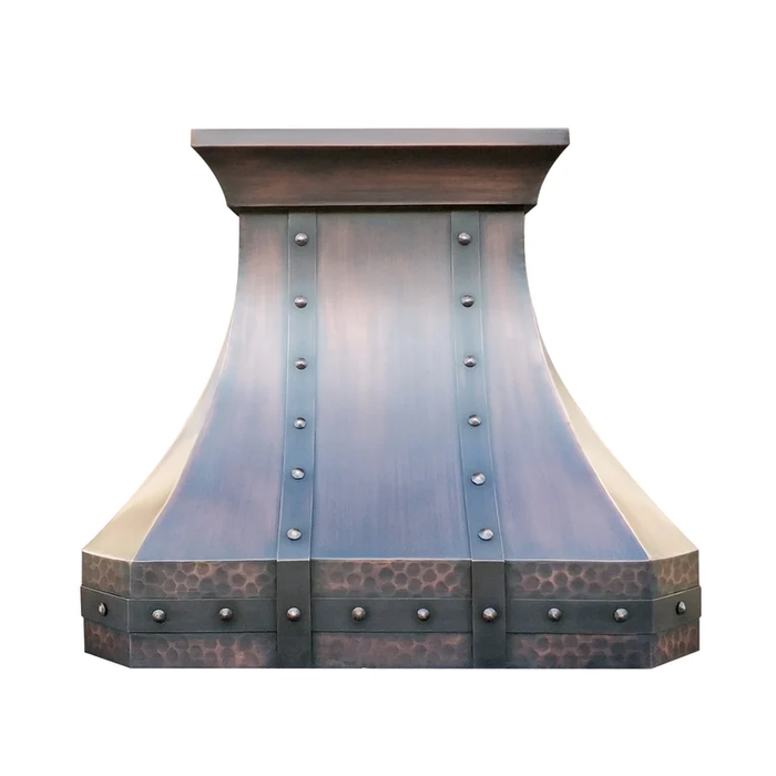 RHM Traditional Curved Copper Oven Hood for Kim