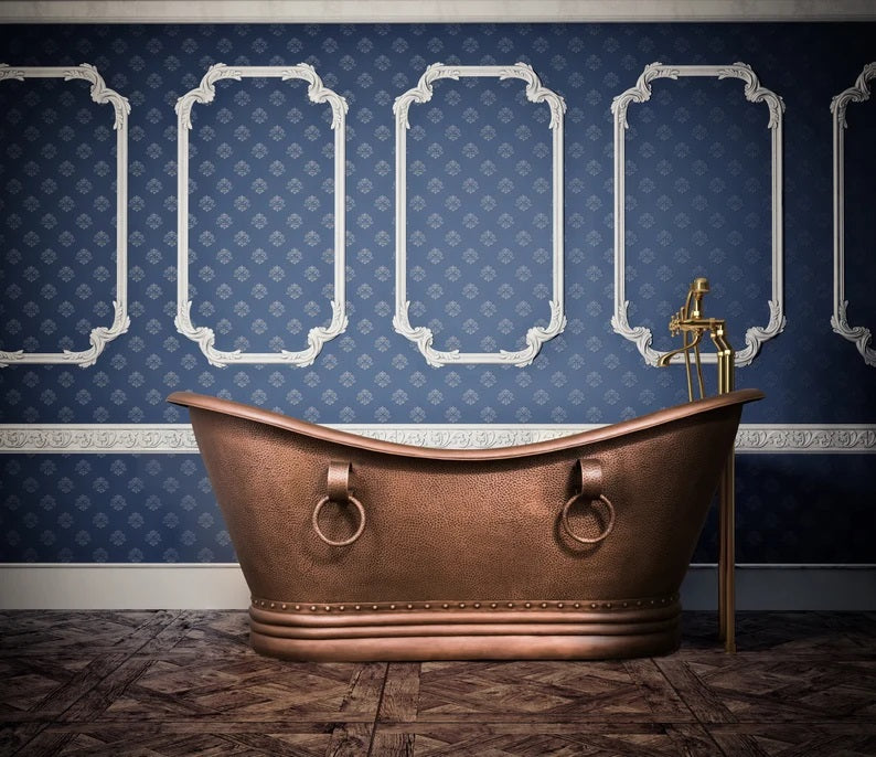 custom copper bathtub