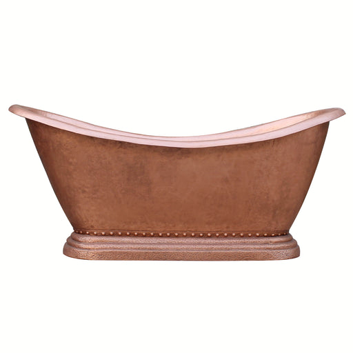 custom antique copper tub