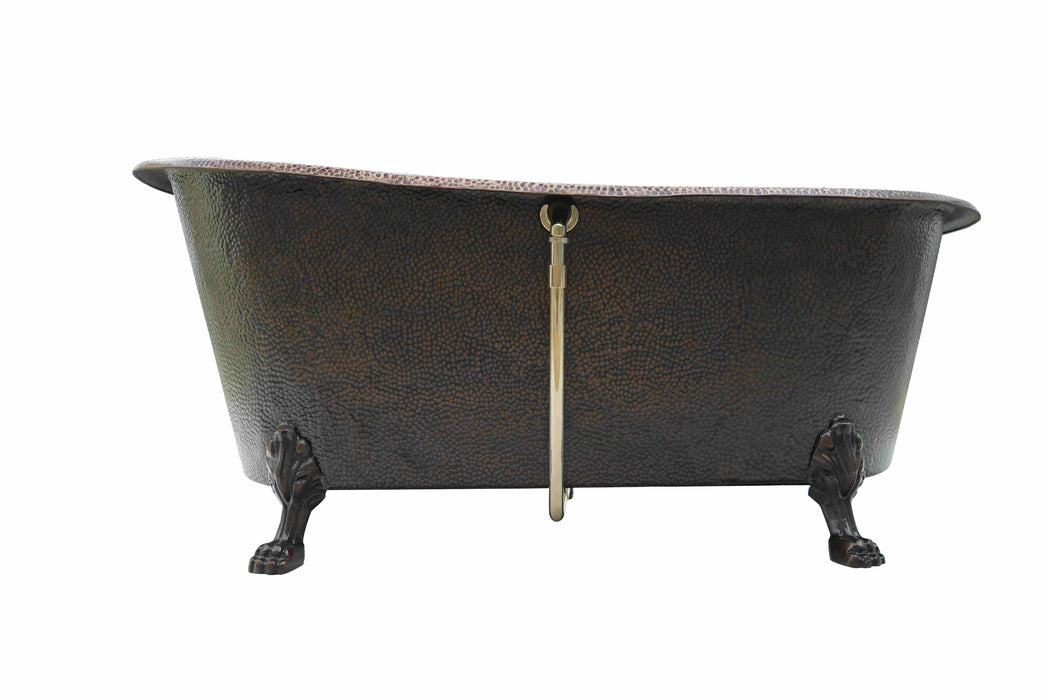 RHM Handcraft Freestanding Copper Bathtub with Clawfoot RM-CB02-02
