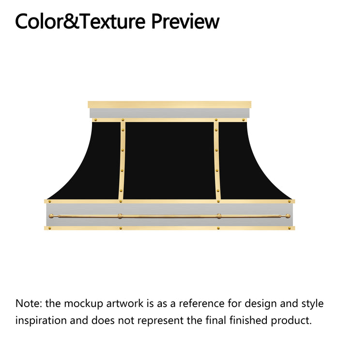 RHM Sweep Custom Stainless Steel Kitchen Hood H7-STR for Sarosh