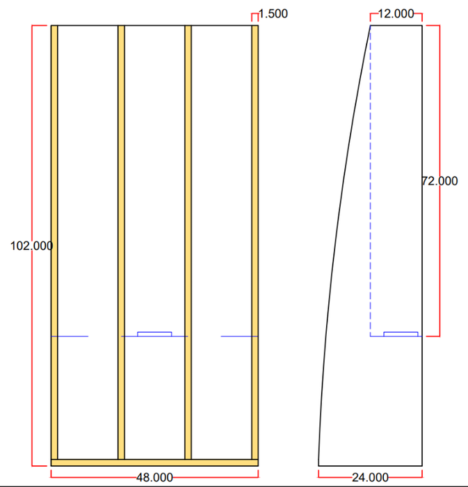 RHM Sweep Stainless Steel Custom Range Hood for Jessica's Project