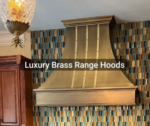 RHM Custom Brass Range Hood H7 for Spencer
