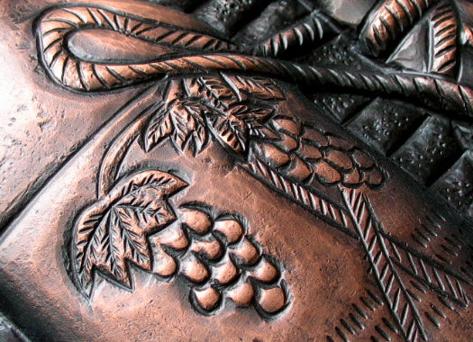 Handmade Farmhouse Custom Copper Backsplash Kitchen Tile for Jose