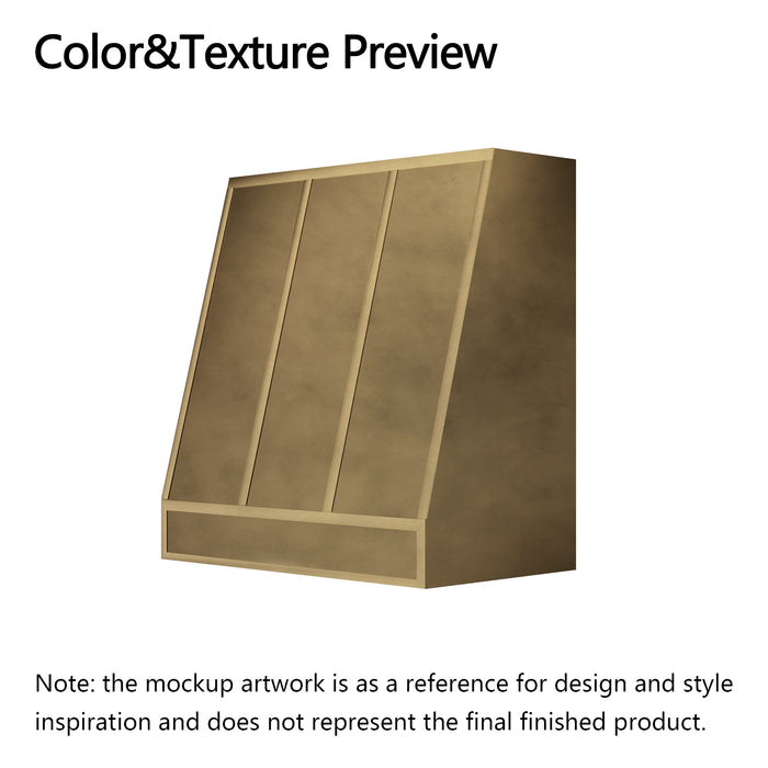 RHM Custom Metal Range Hood H11 for Chandra