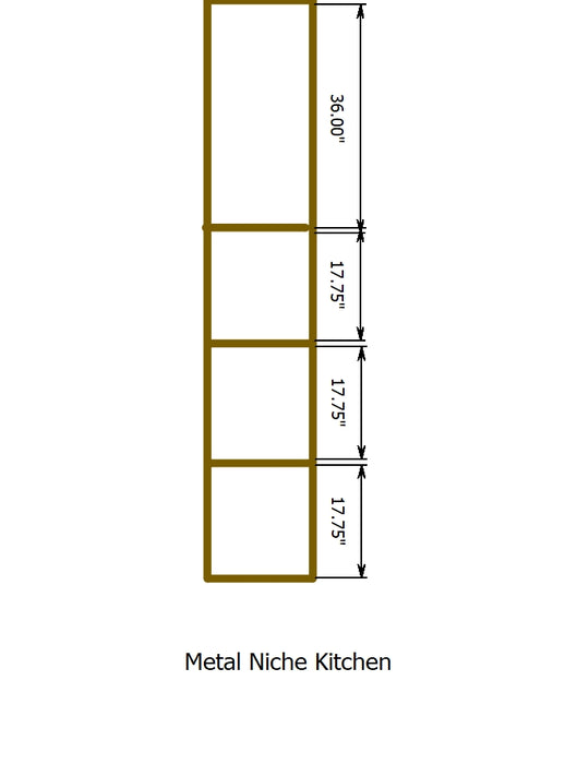 Custom Metal Shelves