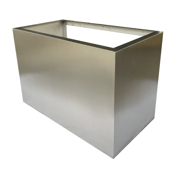 brushed stainless steel custom range hood