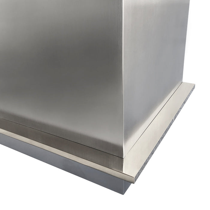 custom box shape stainless steel range hoods