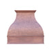 heavy hammered copper vent hood