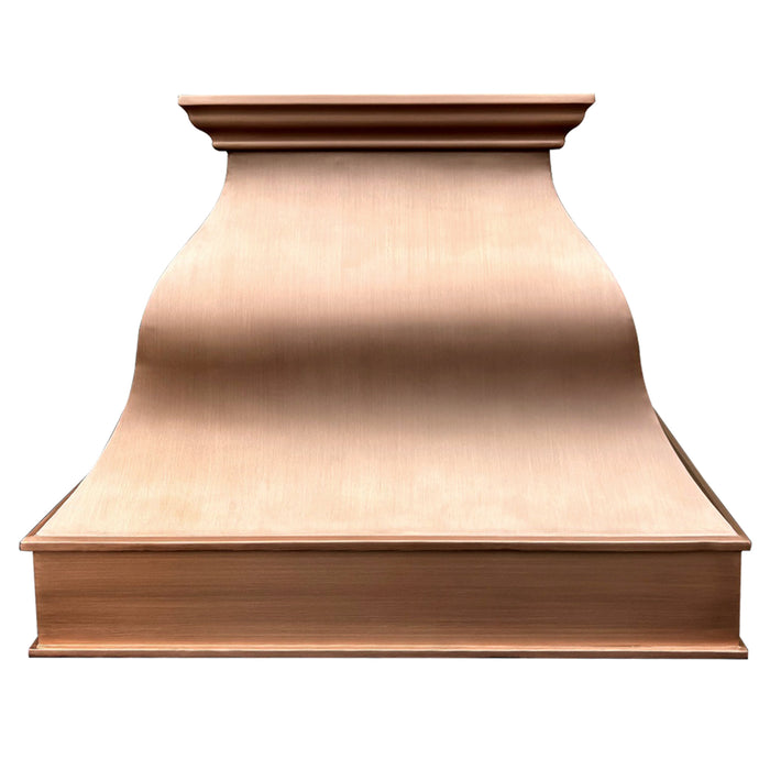 Natural Copper Range Hood Kitchen Hoods 36"W x 27"H x 27"D VH09 (in-stock)