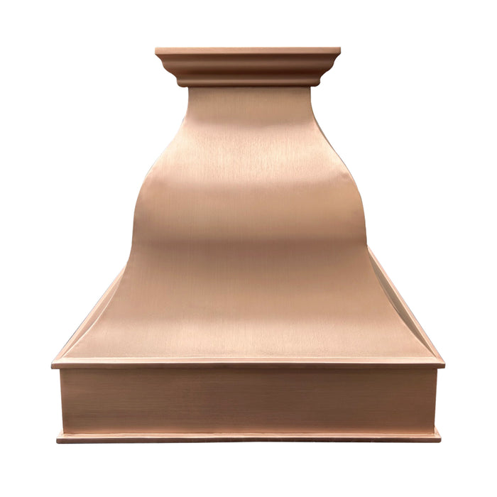 Natural Copper Range Hood Kitchen Hoods 36"W x 27"H x 27"D VH09 (in-stock)