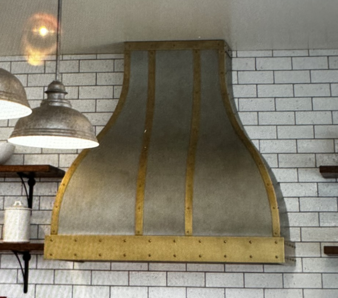 RHM custom zinc range hood for Frank's Project — Rangehoodmaster