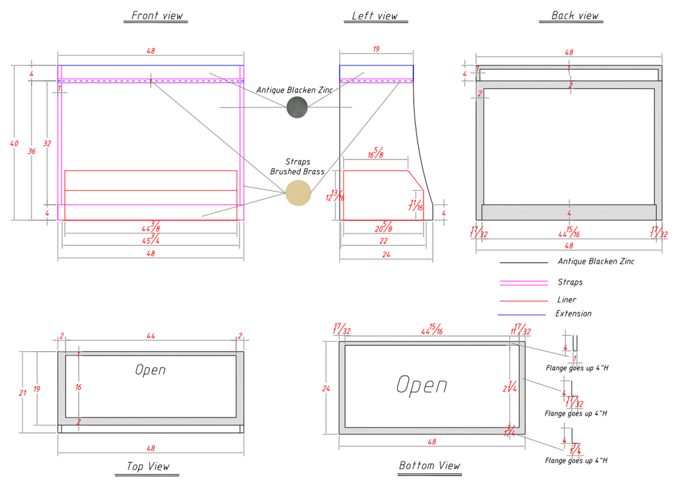 RHM Custom Hood Extension for Melissa-CT203693