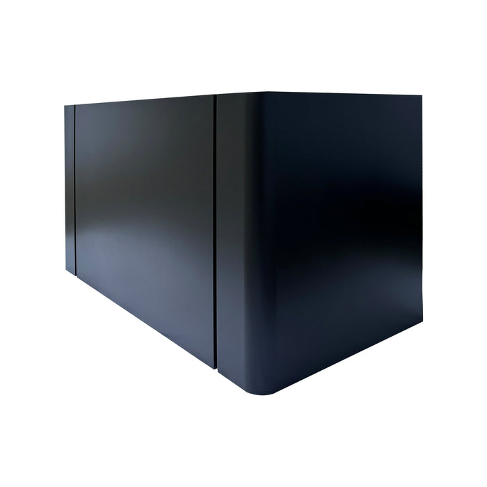RHM-Box Shape Stainless Steel Round Corner Design Hood 48"W x 25"D x 27"H (in-stock)