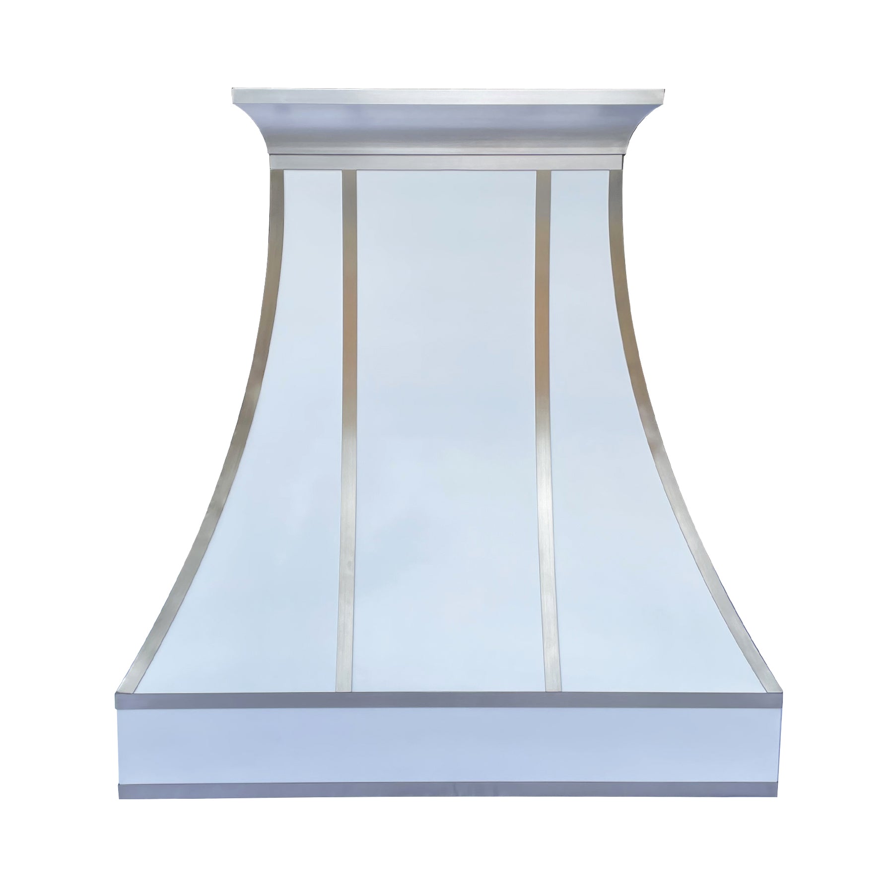 RHM Sweep Stainless Steel Custom White Range Hood SH7-C3BS