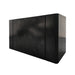 Custom zinc range hood box shape with recessed groove design antique blacken zinc from RangeHoodMaster