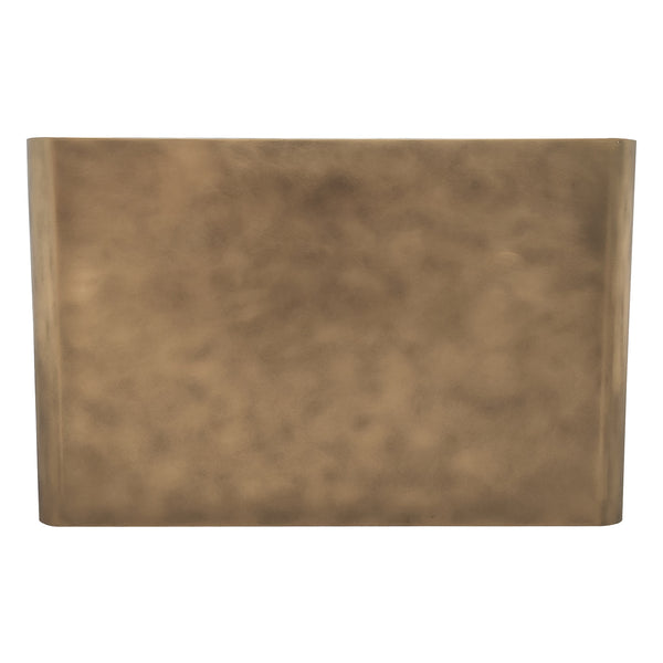 RHM Antique Range Hood Custom Non Direction Brass Soft Curve Design SH5-RC