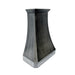 antique brushed gray stainless steel range hood sleek simple design with crown molding from RangeHoodMaster