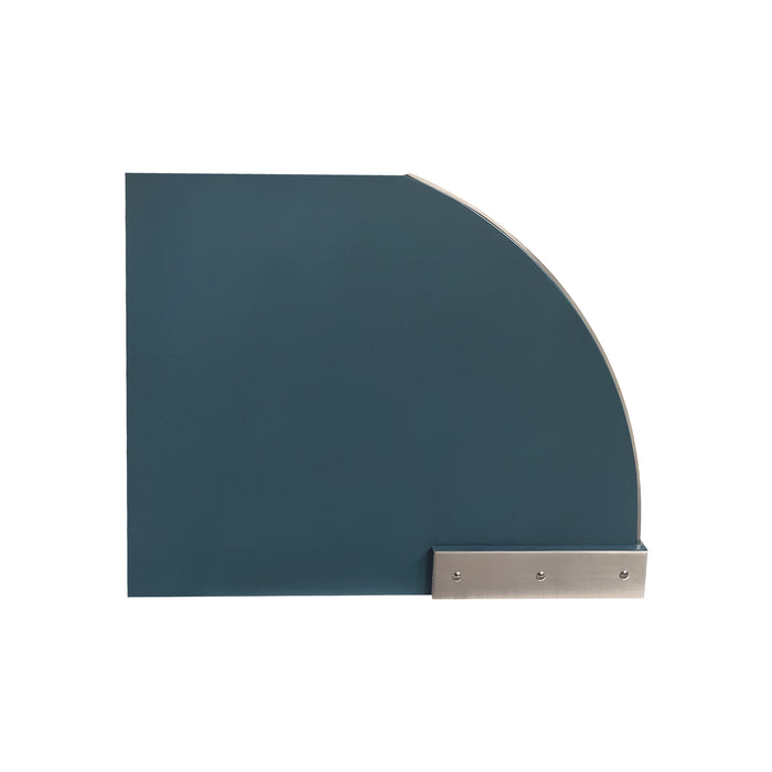 wall-mounted barrel range hood for contempory kitchen