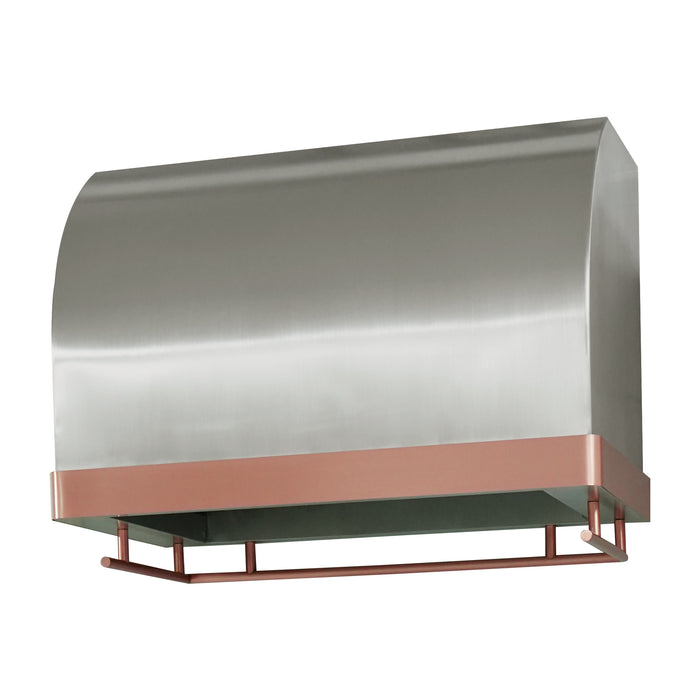 rangehoodmaster kitchen vent hood with pot rail