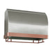 rangehoodmaster stainless steel range hood with decorative straps