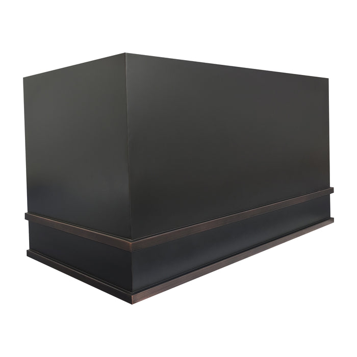 RHM Black Box Shaped Custom Designer Copper Kitchen Hood CT-VH28BX