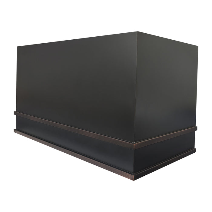 RHM Black Box Shaped Custom Designer Copper Kitchen Hood CT-VH28BX