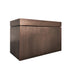 classic copper hood in antique sheen and brushed finish with box design at RangeHoodMaster