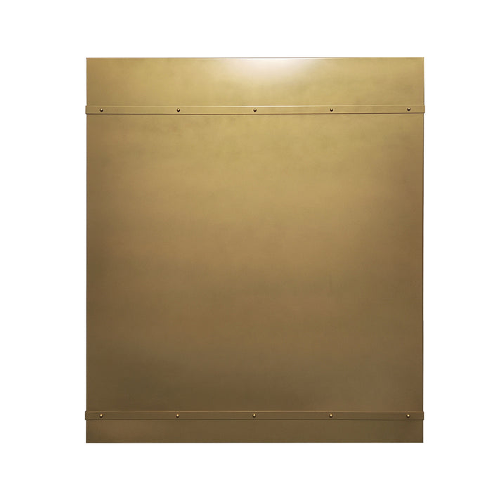 RHM Box Shaped Luxury Brass Kitchen Hood 42"W x 48"H x 21"D (in-stock)