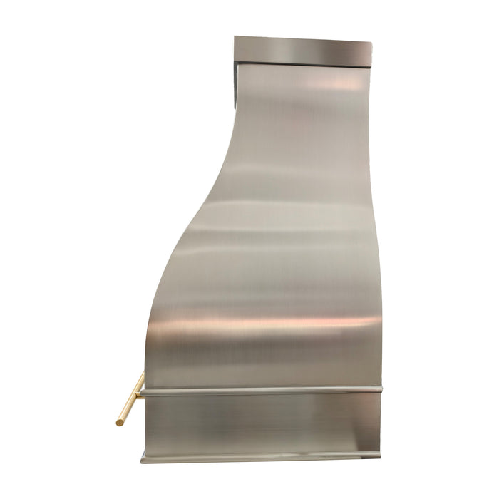RHM Brushed Stainless Steel Kitchen Modern Hood SH1-AR2S