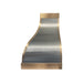 rangehoodmaster stainless steel range hood with brass accents