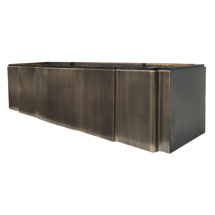 Antique brass custom range hood with luxury shell box design SH5-LU-5AB
Handmade brass kitchen hood with decorative shell-inspired detailing
Luxury antique brass vent hood for custom kitchen projects
Designer brass range hood handcrafted by Range Hood Master