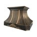 Luxury Custom Antique Brass Range Hood Decorative Pattern Kitchen Vent Hood