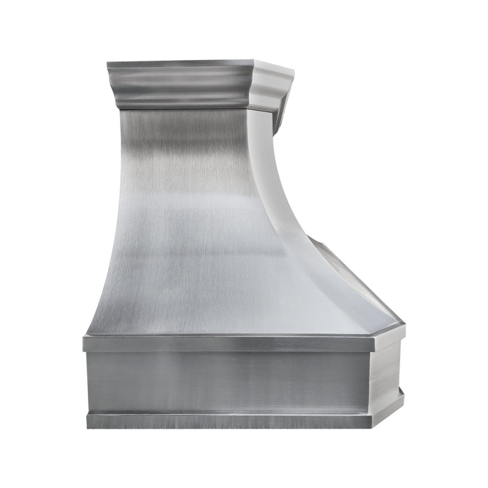 RHM Custom Brushed Stainless Steel with Crown Classic Curved SH3-BSS