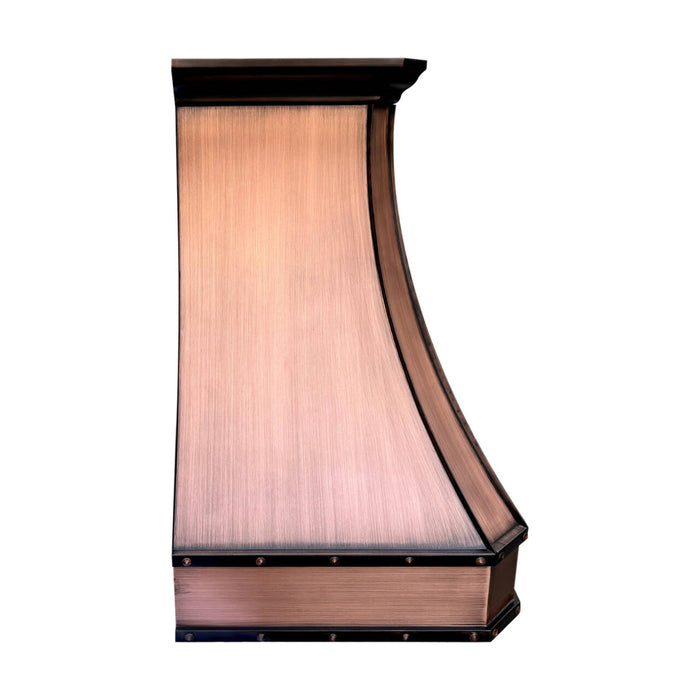 RHM Custom Copper Range Hood 54"W x 39"H x 24''D VH03TR-SD (in-stock)