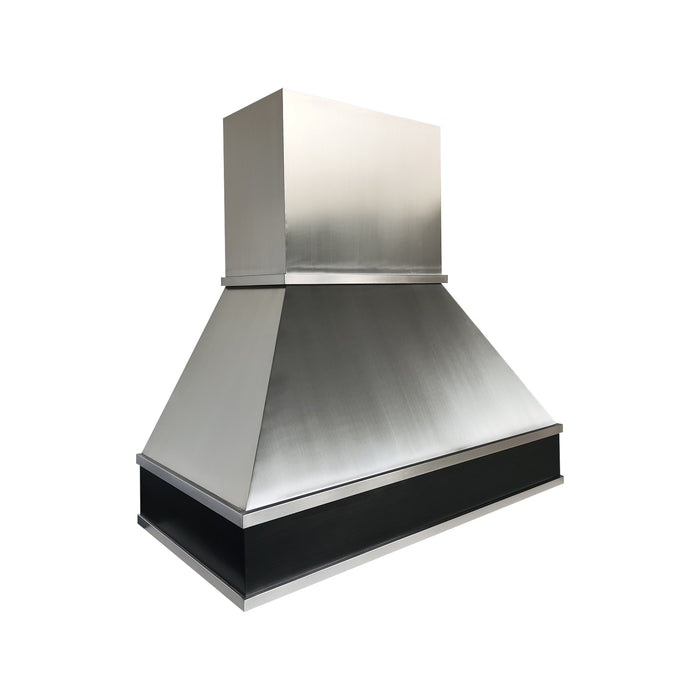 Handcrafted stainless steel wall hood