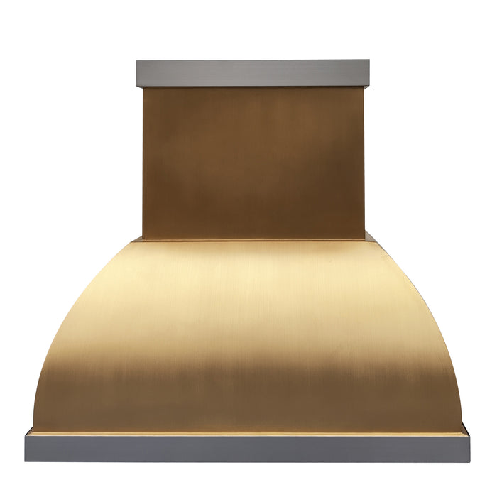 RHM Custom Designed Brass Stove Vent Hood Bell Shaped SH1-4S3