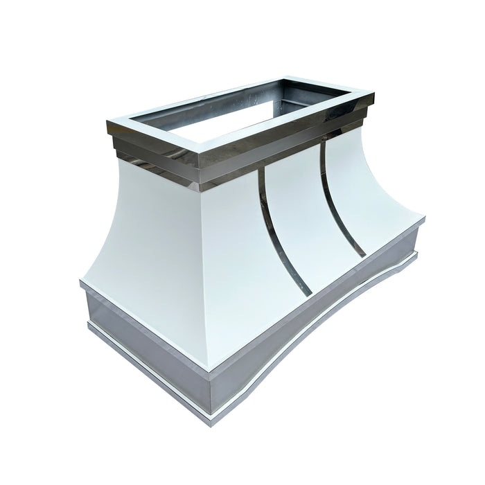 RHM Custom Metal Kitchen Hoods with Arched Apron SH7-AW