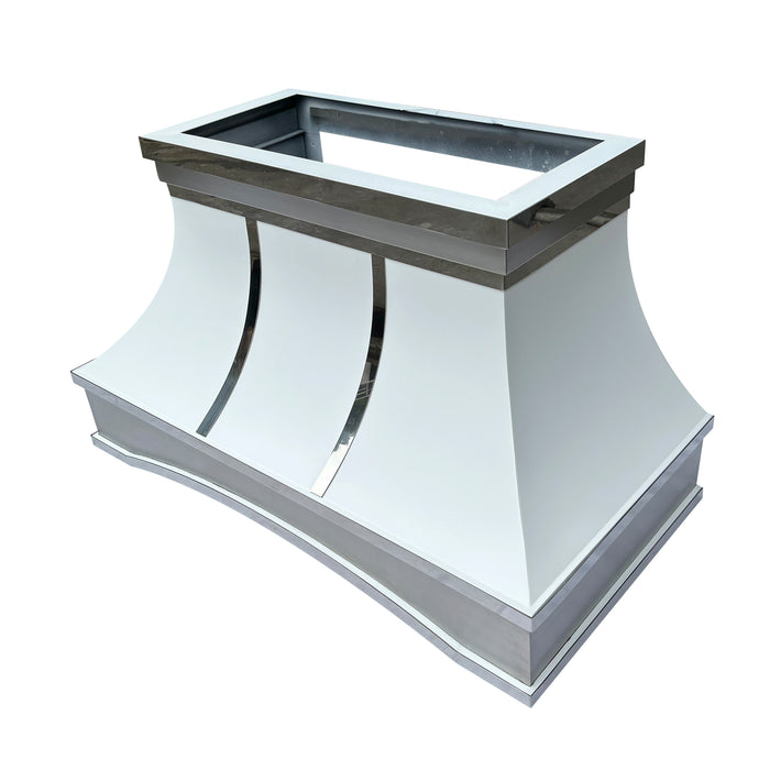 RHM Custom Metal Kitchen Hoods with Arched Apron SH7-AW