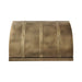rangehoodmaster non-direction brass range hood with straps and rivets