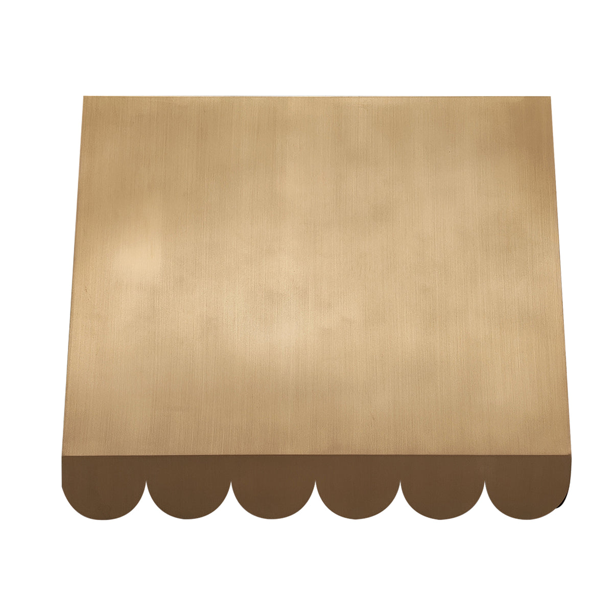 RHM Custom Scalloped Brass Range Hood Angled Design SH41-BR ...