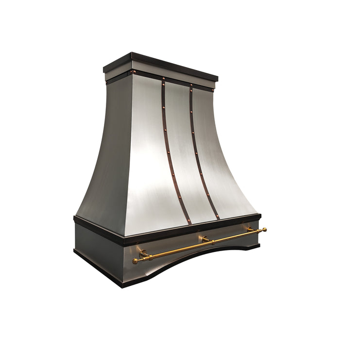 RHM Custom Stainless Steel Kitchen Hoods with Arched Apron SH7-ARS