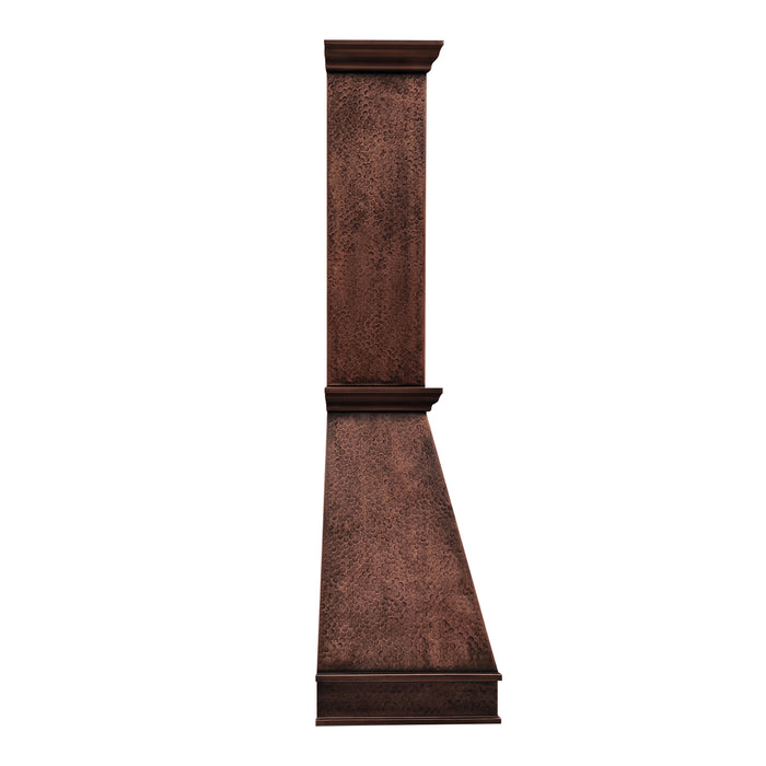 RHM Farmhouse Copper Hoods Custom High Chimney Design CT-VH07-HC