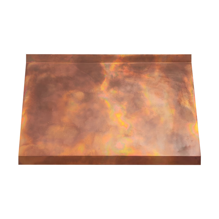 RHM Fired Copper Custom Kitchen Hood CT-VH08TR-F