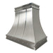 RangeHoodMaster sleek design luxury stainless steel range hood with mirror bands and round rivets