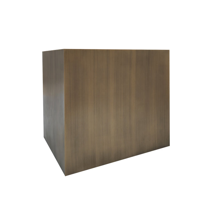 RHM Modern Box Customized Antique Brushed Brass Range Hood SH5-AF