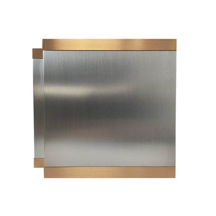 RHM Modern Box Stainless Steel Kitchen Hood with Clipped Corners SH5-3TBR