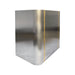 Contemporary stainless steel kitchen hood Custom round corner stainless steel range hood for modern kitchen design handcrafted by Range Hood Master